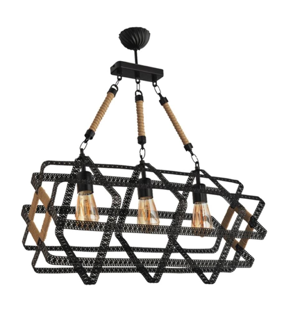Lampe à suspendre Hexham noir