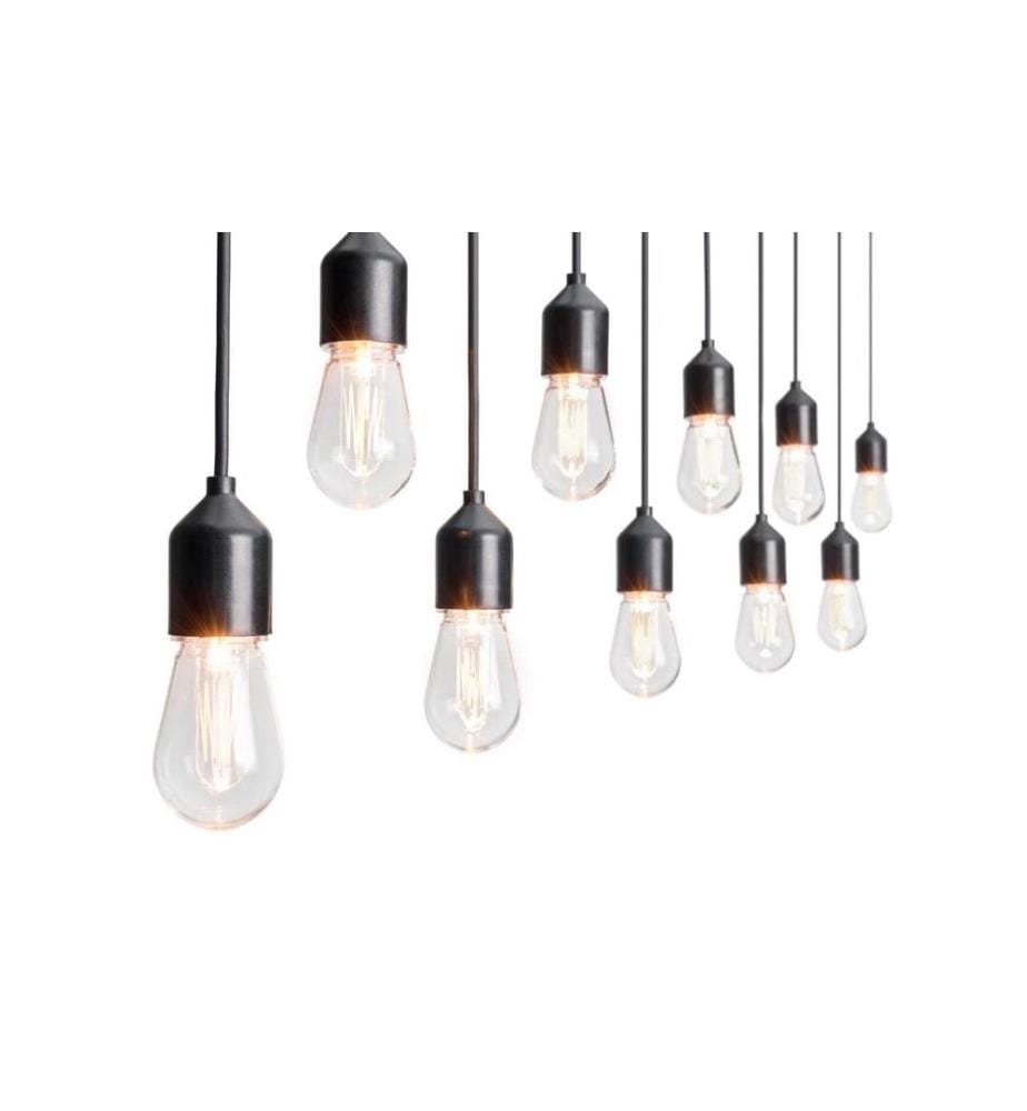 STT Guirlande lumineuse Edison Partylight S, 10 LEDs, 3 m, transparent