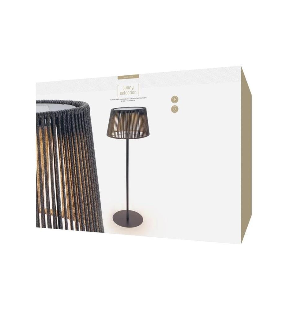 STT Lampe sur pied Lino Noir, 164 cm