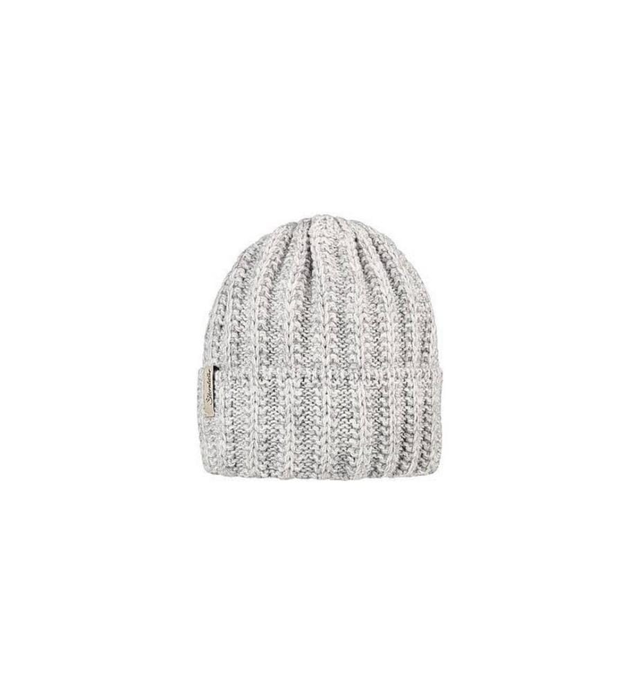 STERNTALER - Bonnet tricoté enveloppe Argent chiné Gr. 47