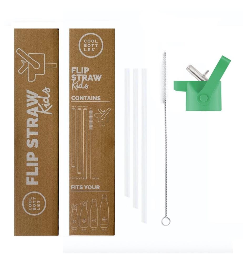 Couvercle à paille Flip Straw 260-350-500ml Dark Green