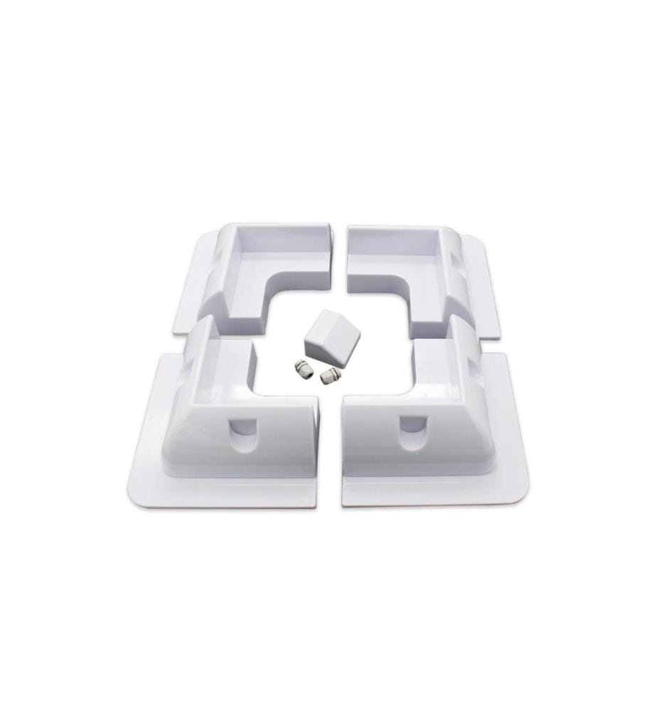 Swaytronic - Kits de montage Système solaire ABS, Blanc, 5 pièces