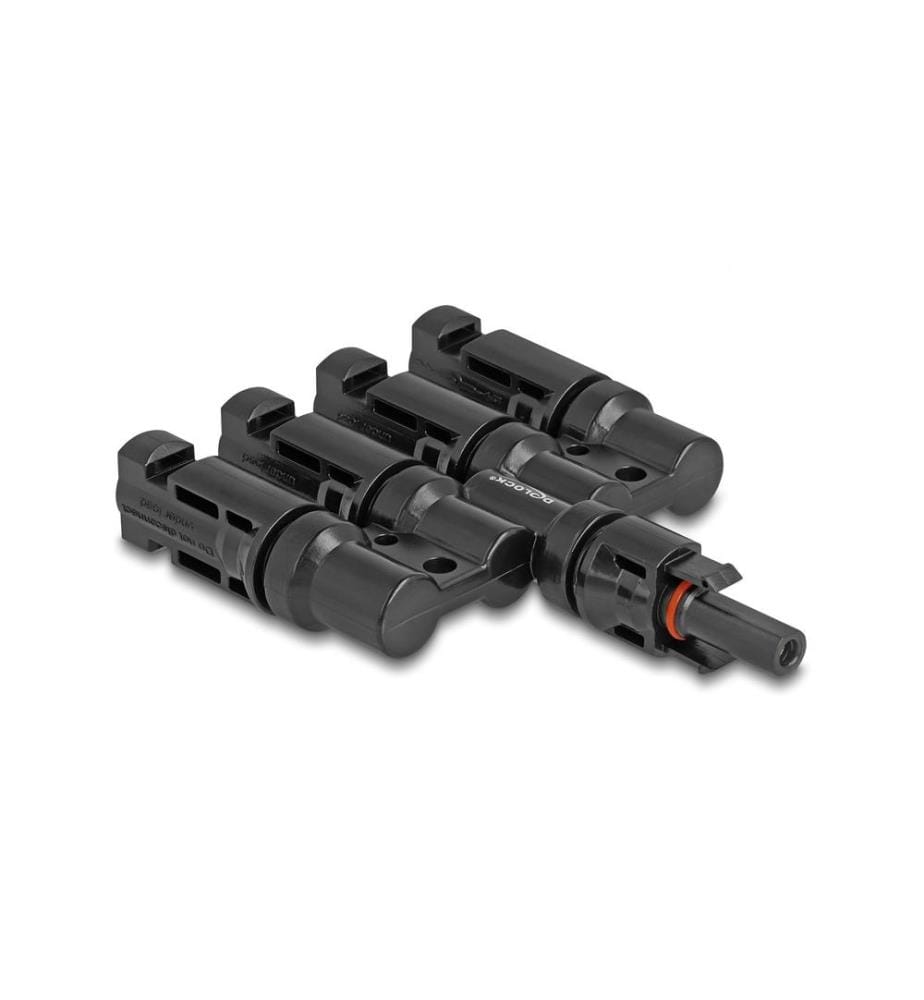 DELOCK - Connecteurs DL4 Solar 1x femelles vers 4x mâle, IP67