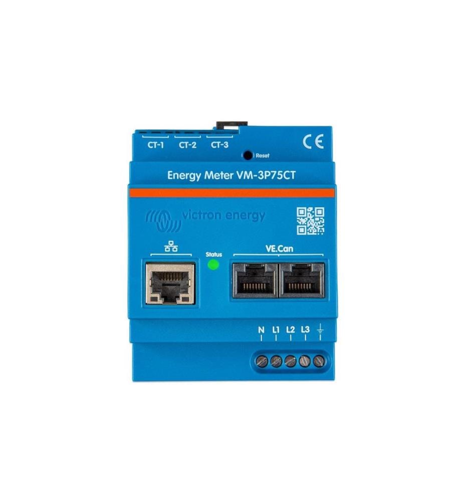 Victron compteur d'énergie VM-3P75CT avec transformateurs de courant enfichables