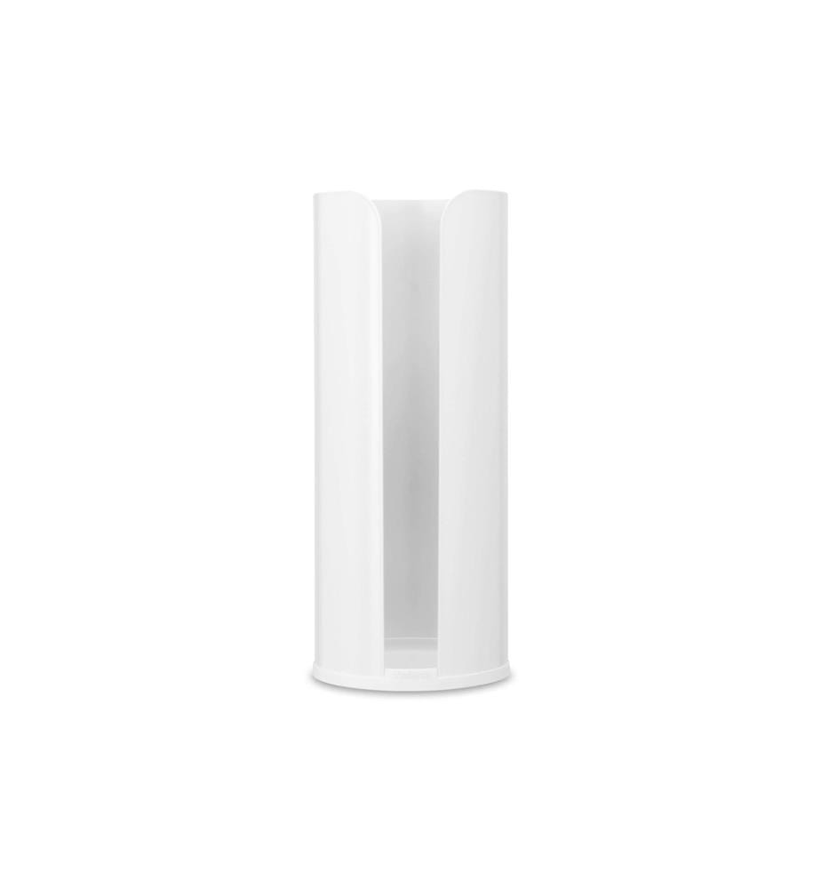 BRABANTIA - Porte-rouleau pour papier toilette ReNew pour 3 rouleaux, Blanc