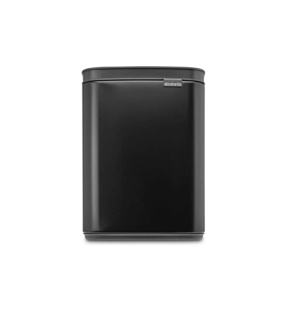 BRABANTIA - Poubelle cosmétique Bo Waste Bin 4 l, Noir mat