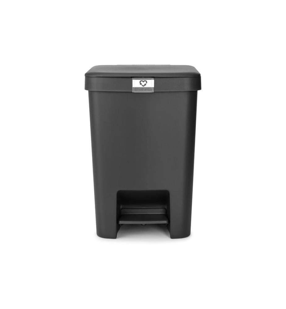BRABANTIA - Bacs de recyclage StepUp 25 l, Gris foncé