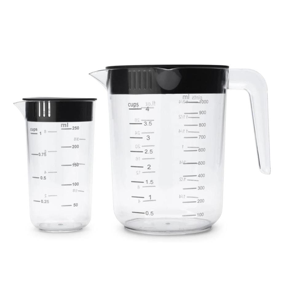 BRABANTIA - Verre mesureur 2 pièces, 2.5 dl, Transparent