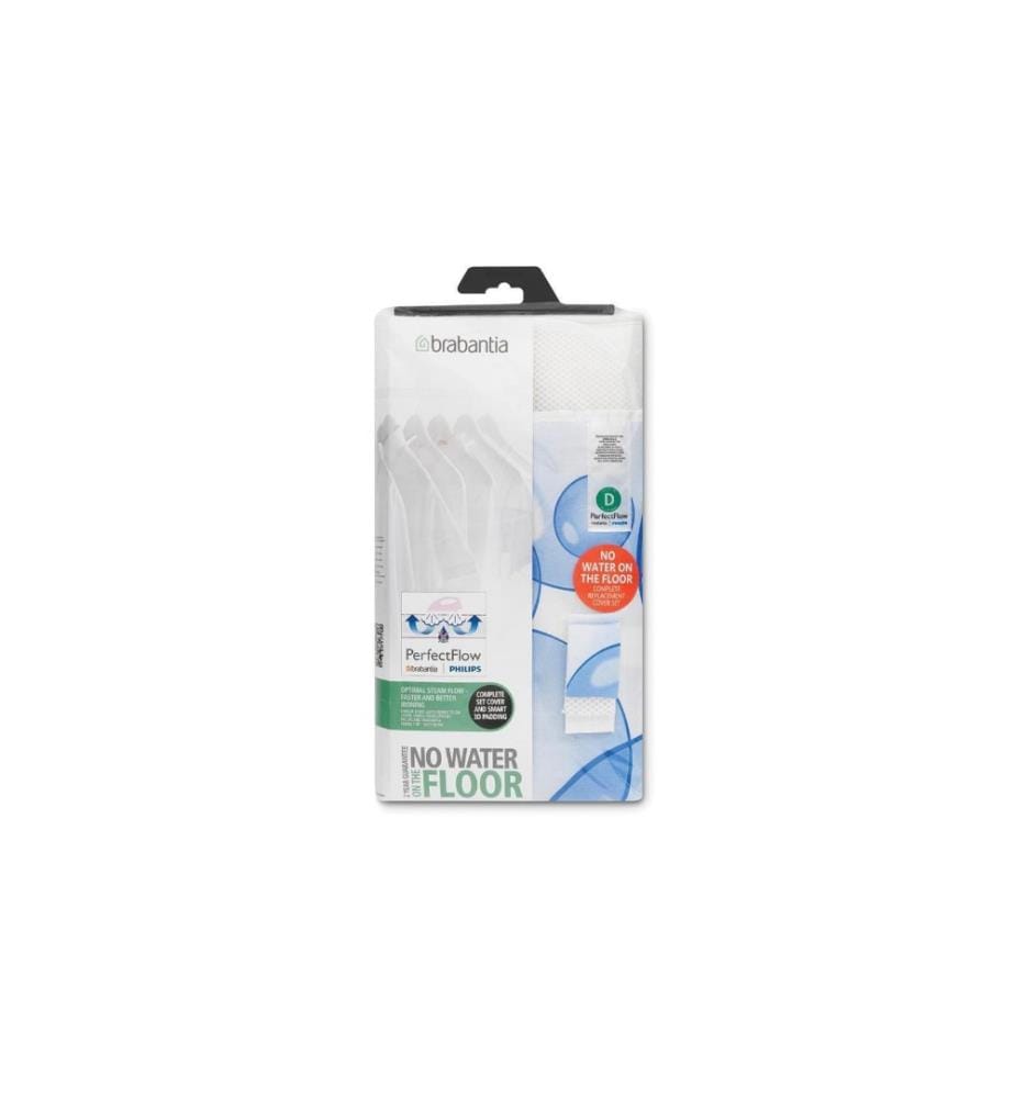 BRABANTIA - Housse de planche à repasser Perfect Flow 135 cm x 45 cm