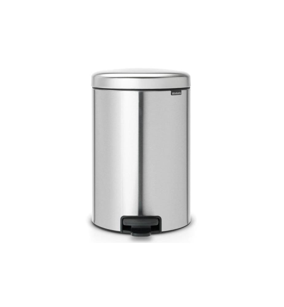 BRABANTIA - Poubelle à pédale NewIcon 20 l, Matt Steel