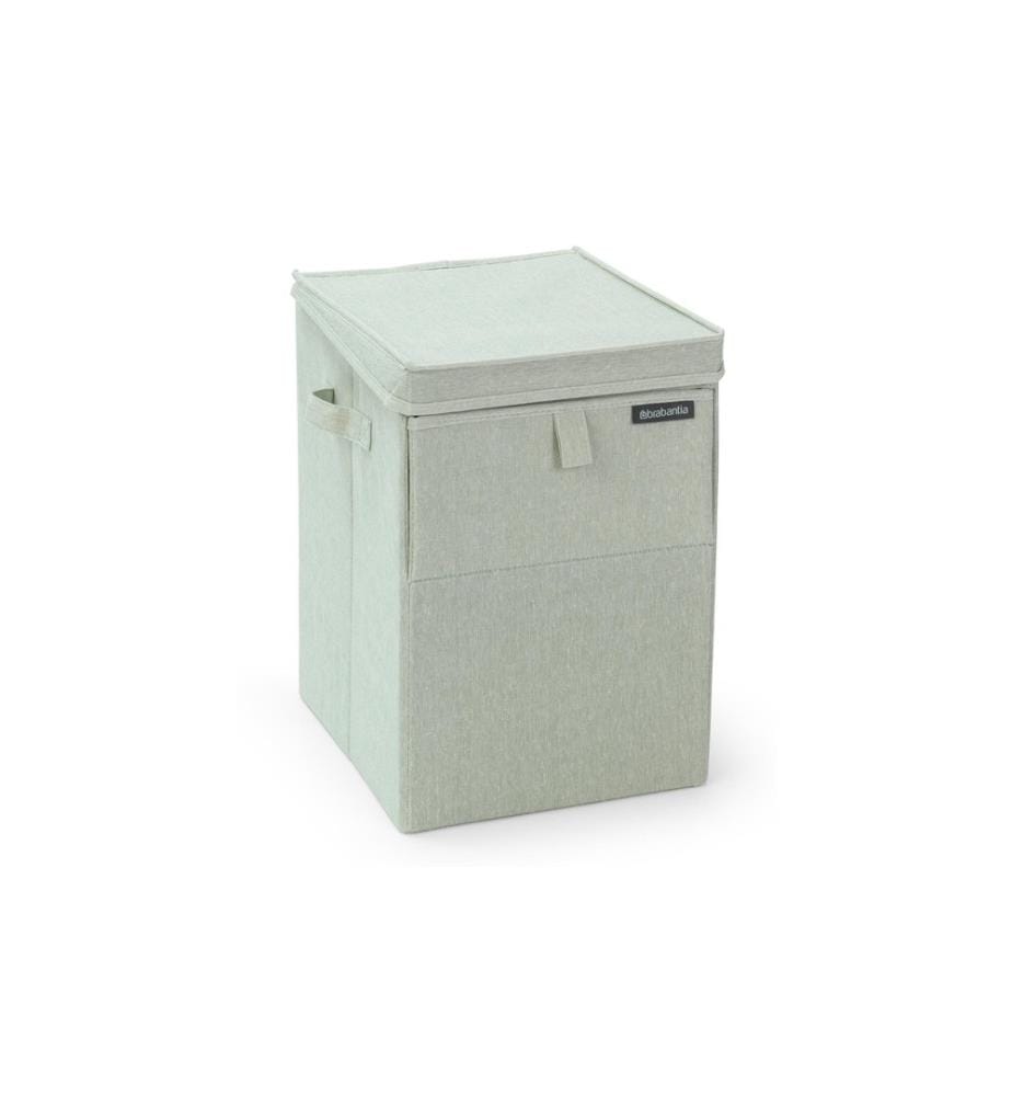 BRABANTIA - Corbeille à lessive empilable, 35 litres, vert clair