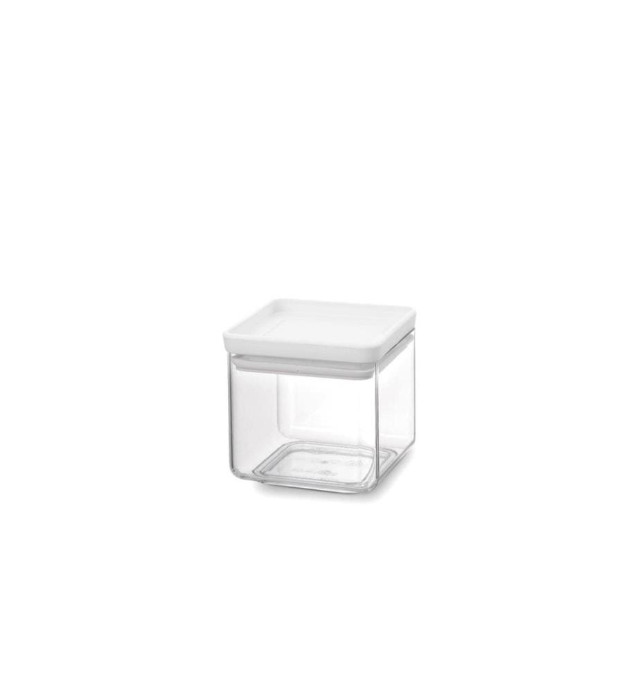 BRABANTIA - Récipients à provisions Tasty 0.7 l, Transparent/Blanc