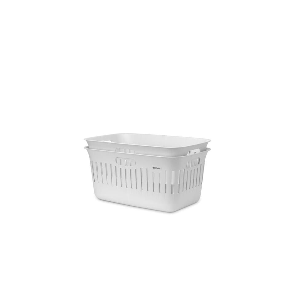 Brabantia panier à linge Collect IT 2 x 40 l, blanc