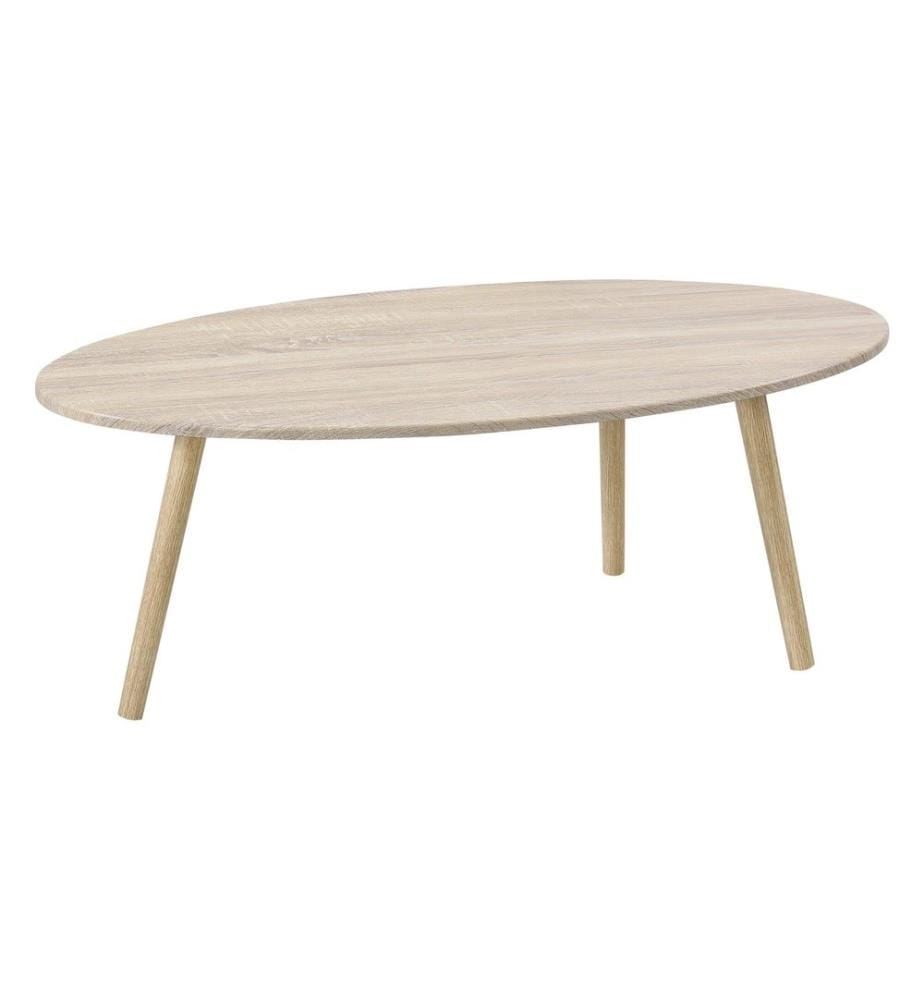 Table basse Viborg 109.5 x 59.5 x 39.5 cm aspect chêne