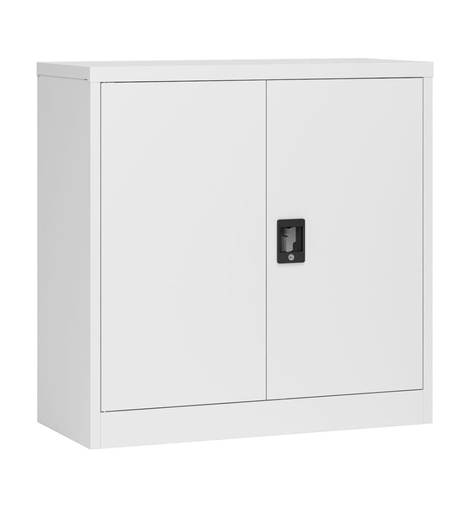 Armoire à dossiers Molise 90x40x90 cm Acier gris clair