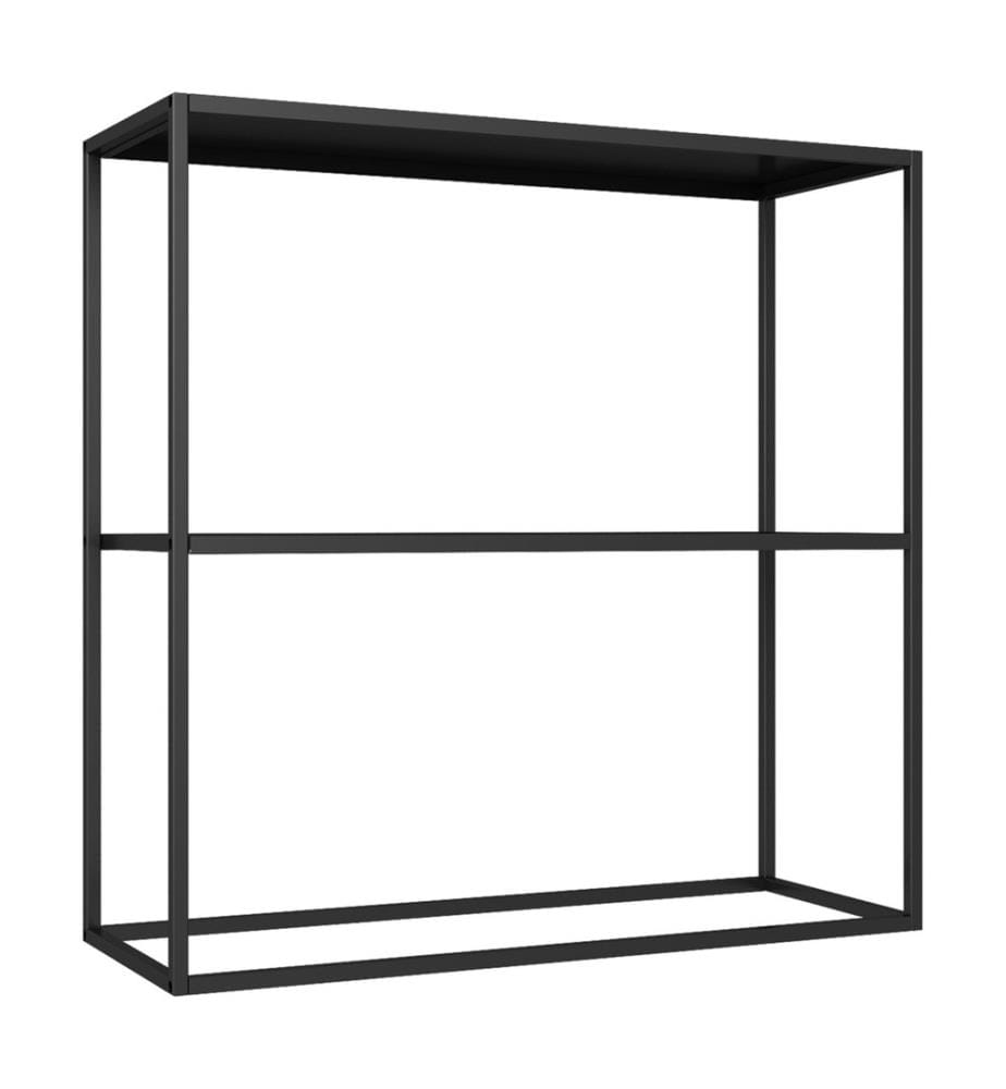 Table console Strömstad 80x79.5x26 cm noir mat