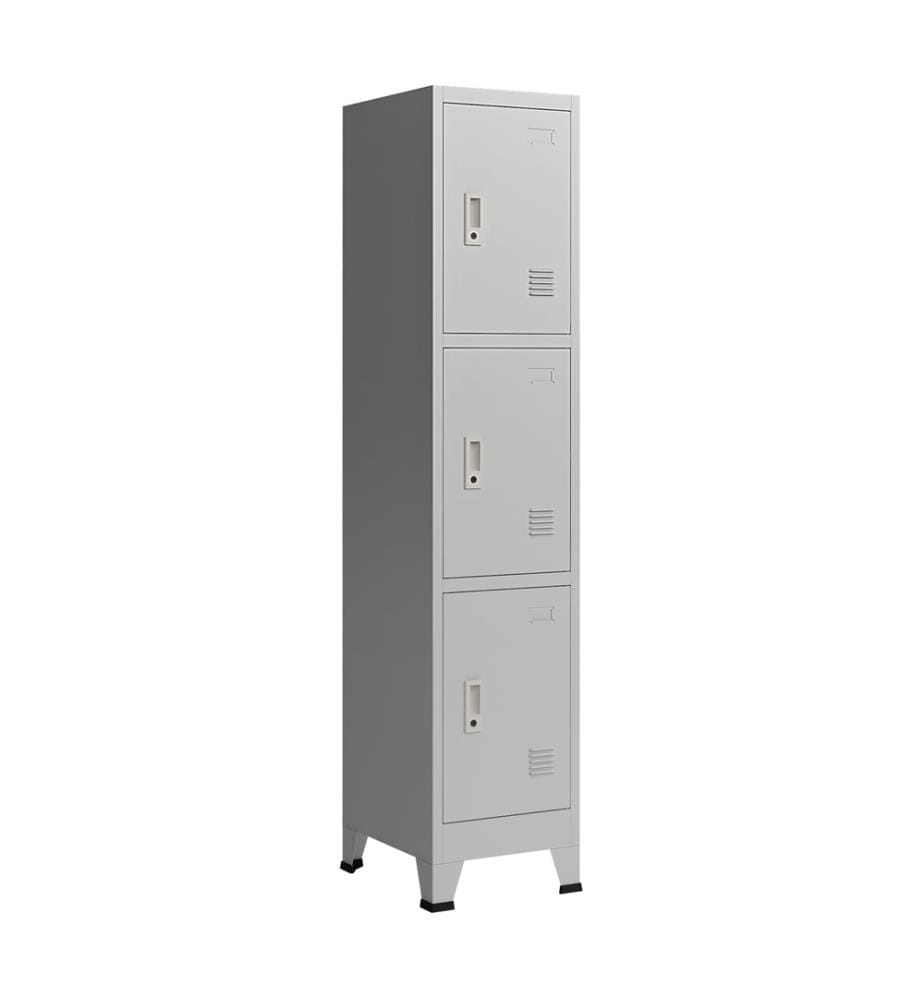 Vestiaire Joroinen avec 3 portes 180 cm
