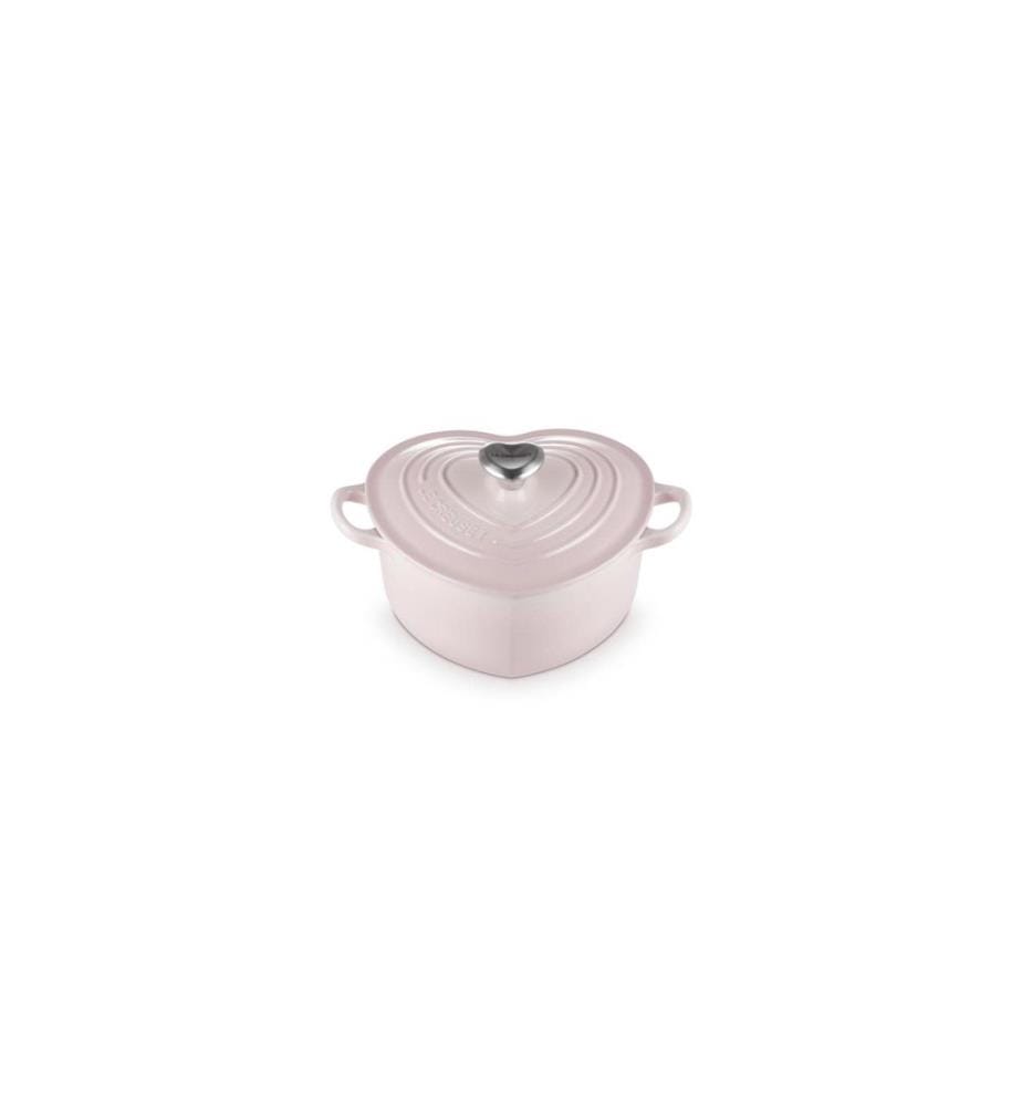 Le Creuset - Rôtissoire en forme de cur Ø 20 cm, Shell Pink