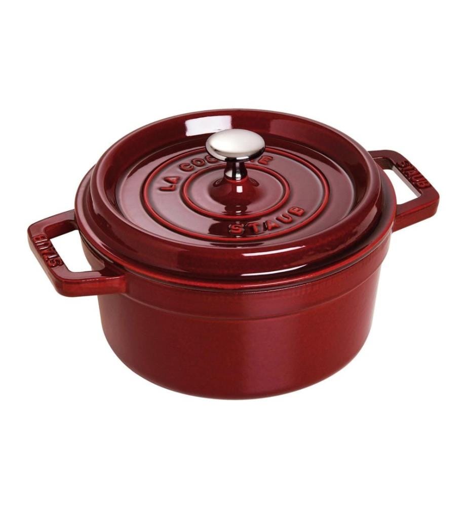 Staub - Rôtisseur Cocotte 22 cm, Rouge bordeaux, 2.6 l