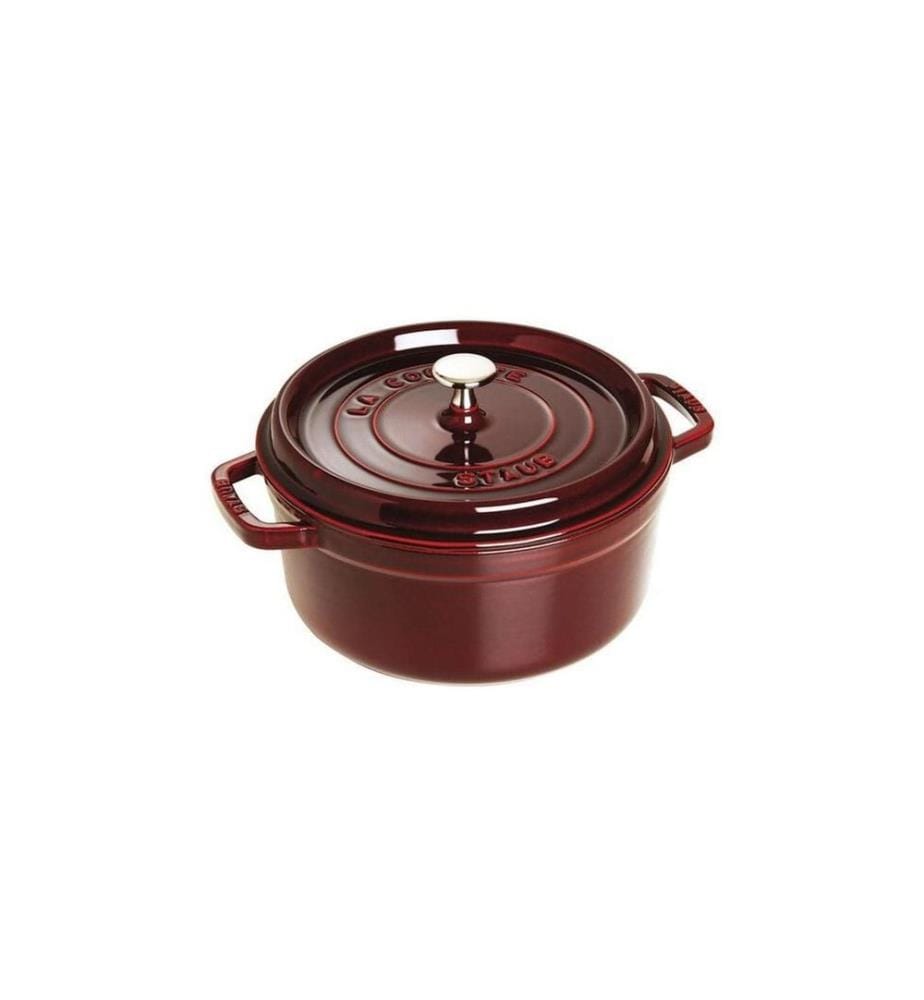 Staub - Rôtisseur Cocotte 26 cm, Rouge bordeaux, 5.2 l
