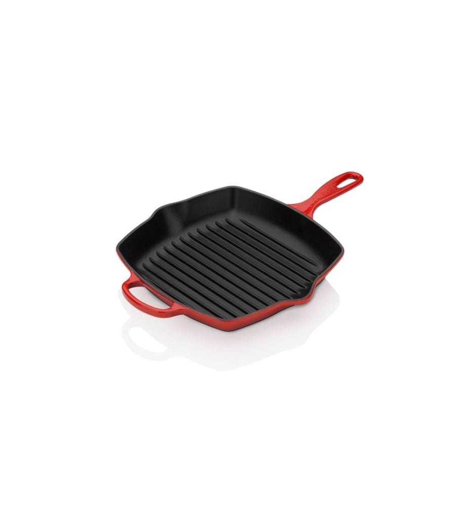 Le Creuset - Poêle pour barbecue Signature 26 cm, Rouge