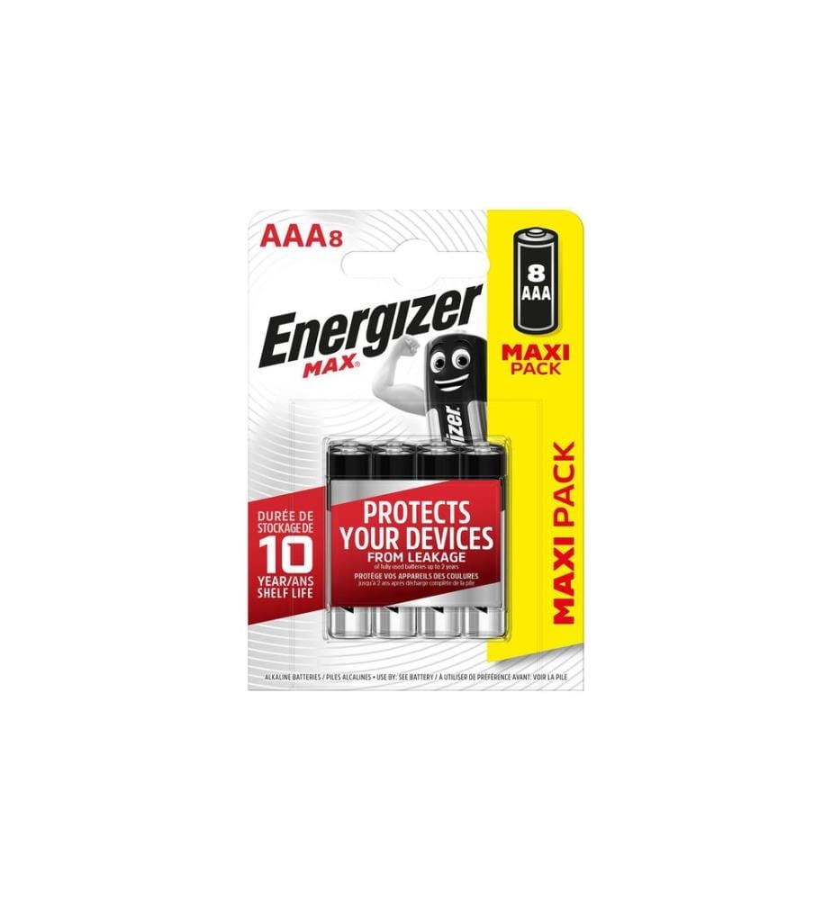 ENERGIZER - Pile MAX AAA , 8 Pièce/s
