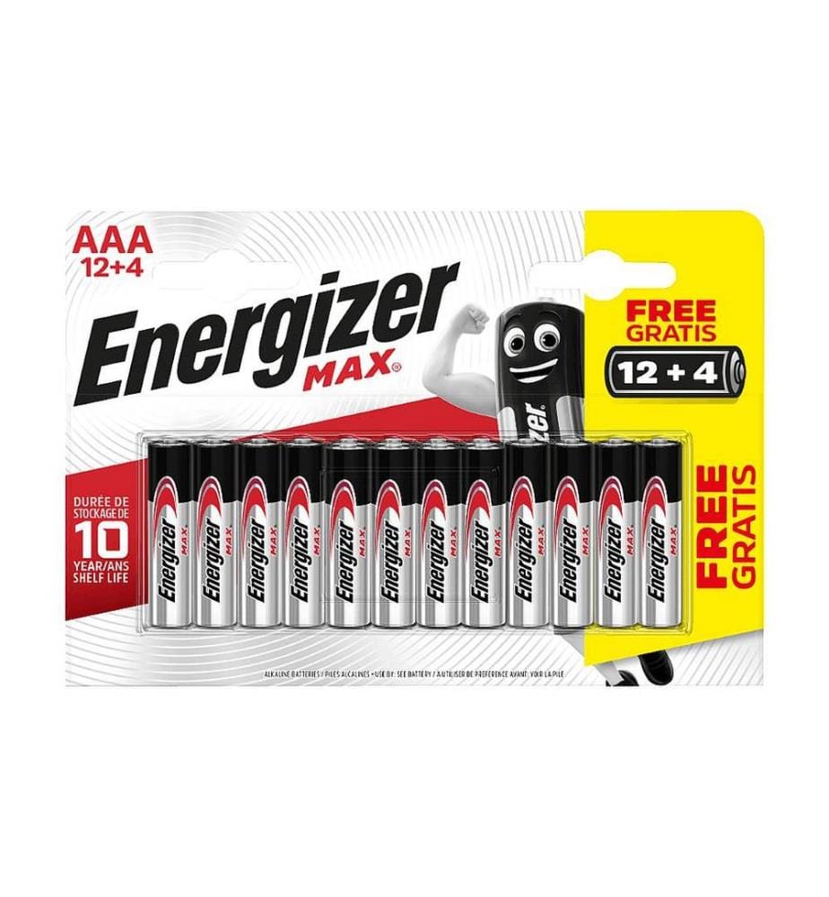 ENERGIZER - Pile MAX AAA , 16 Pièce/s