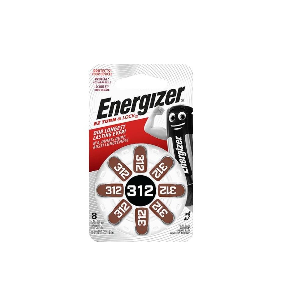 ENERGIZER - Pile pour Appareils auditif 312 , 8 Pièce/s