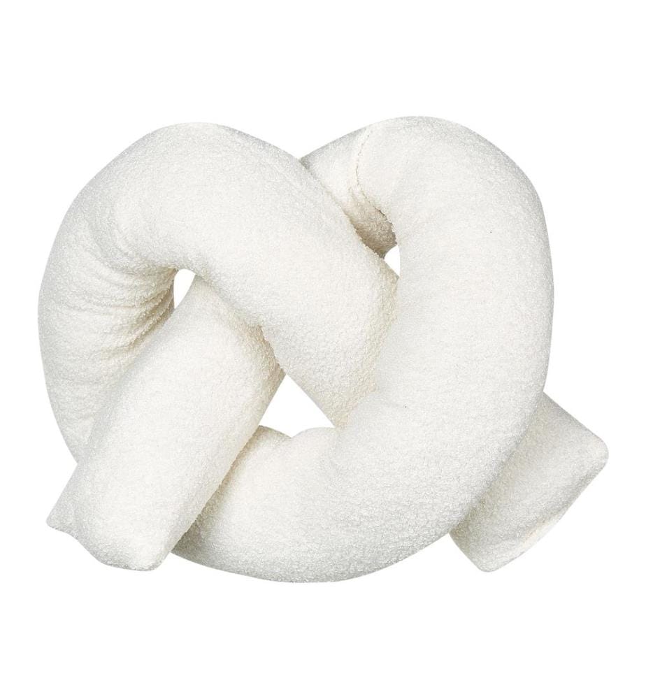 Coussin GLADIOLUS Bouclé 172 x 14 cm Blanc cassé Unicolore