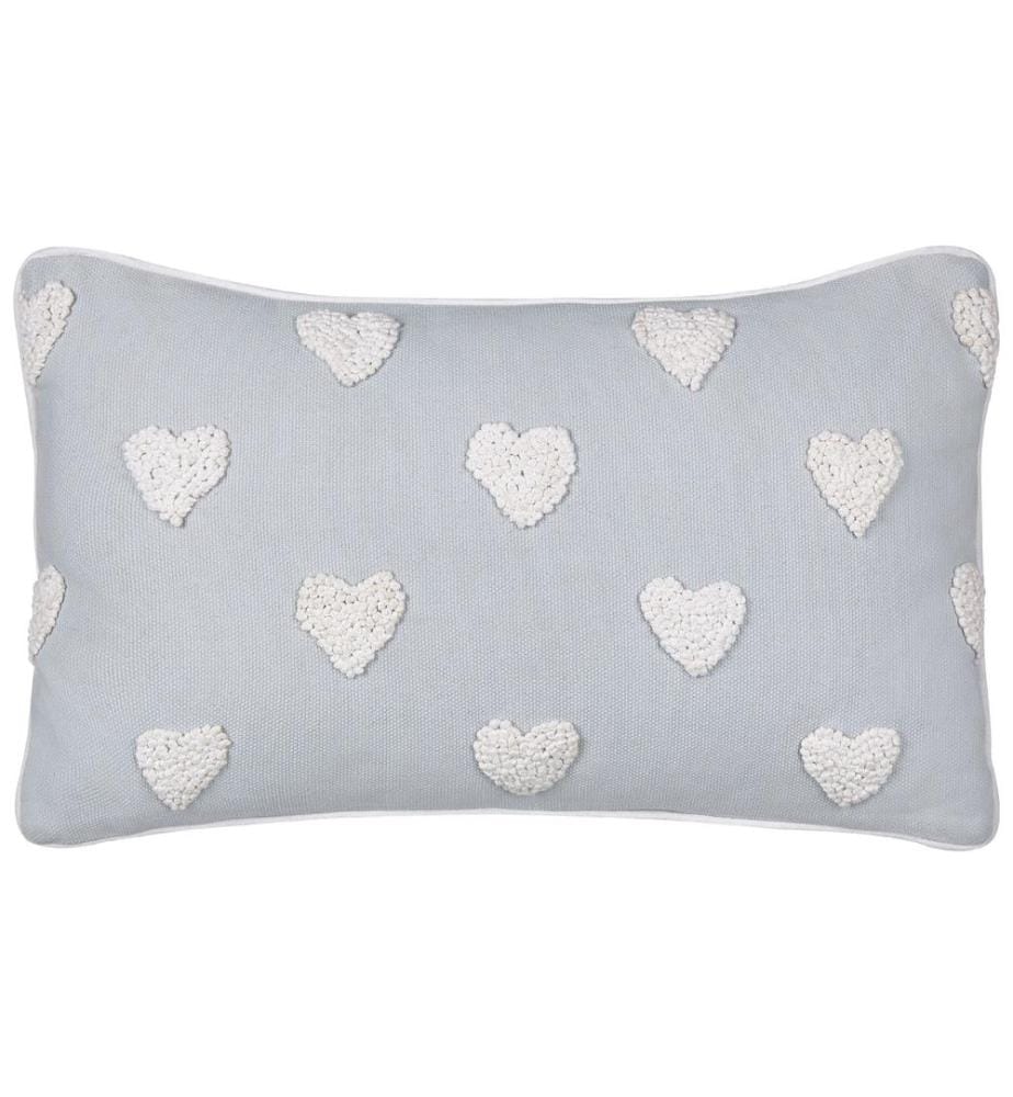 Coussin GAZANIA Coton 30 x 50 cm Gris clair