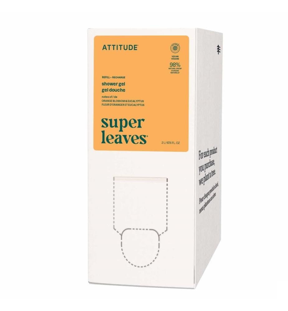 Super Leaves Gel douche énergisant feuille doranger 2 litres