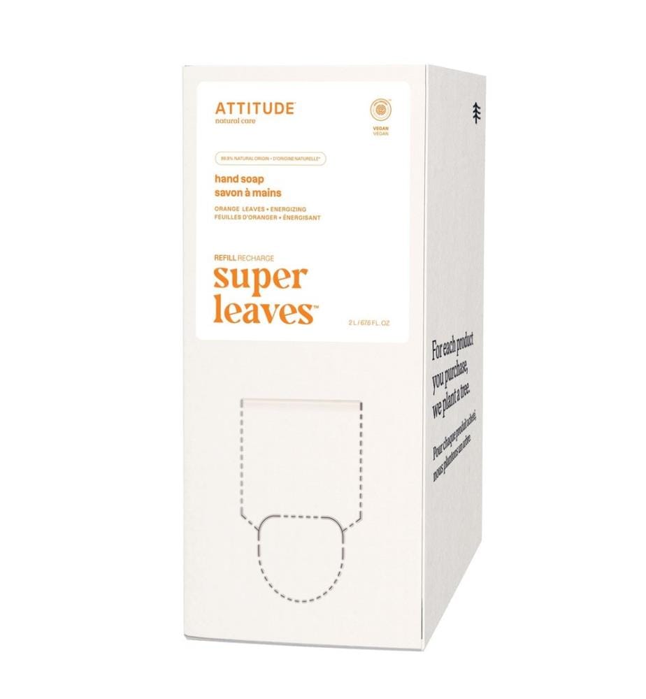 Superleaves Savon pour mains feuilles d'oranger recharge 2 litres