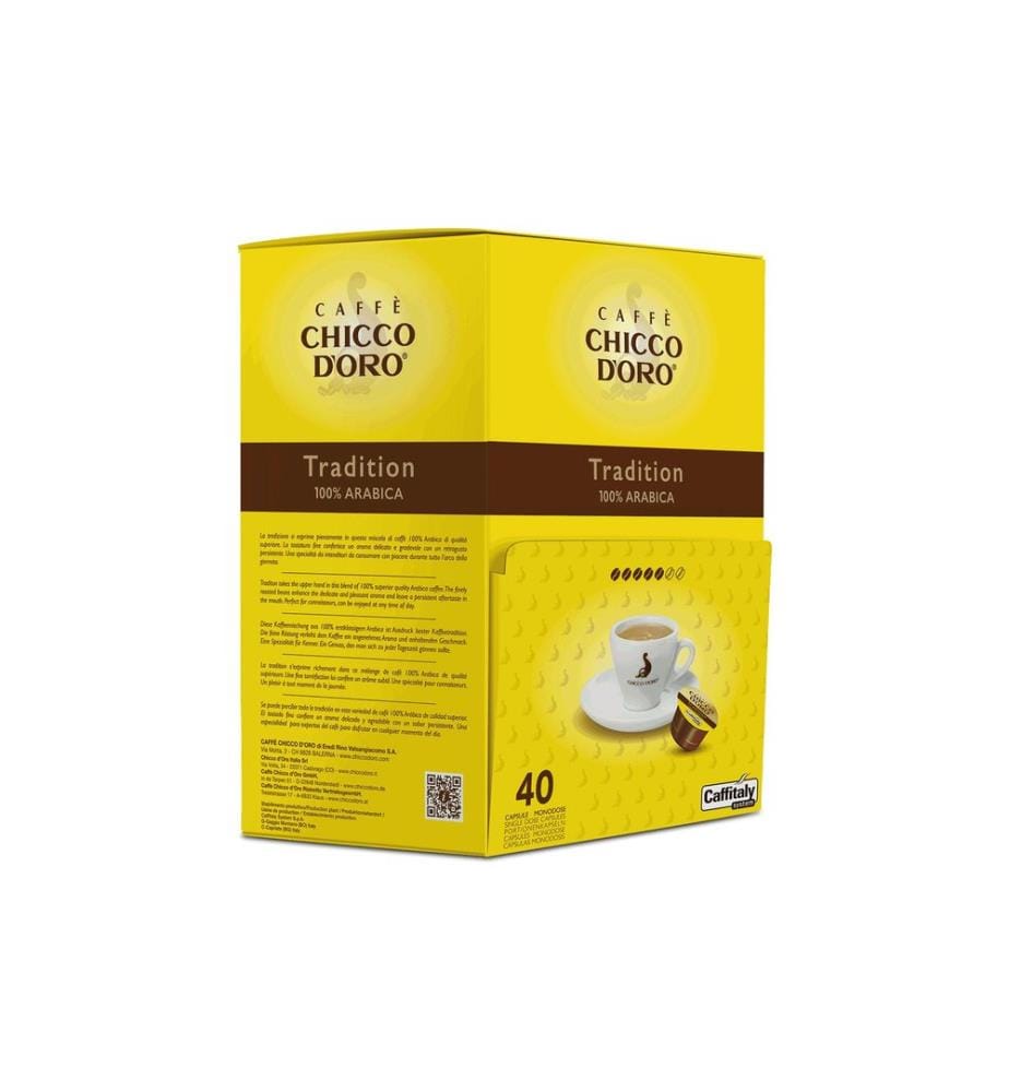 CHICCO D'ORO - Capsules de café Caffitaly System Tradition 40 pièce