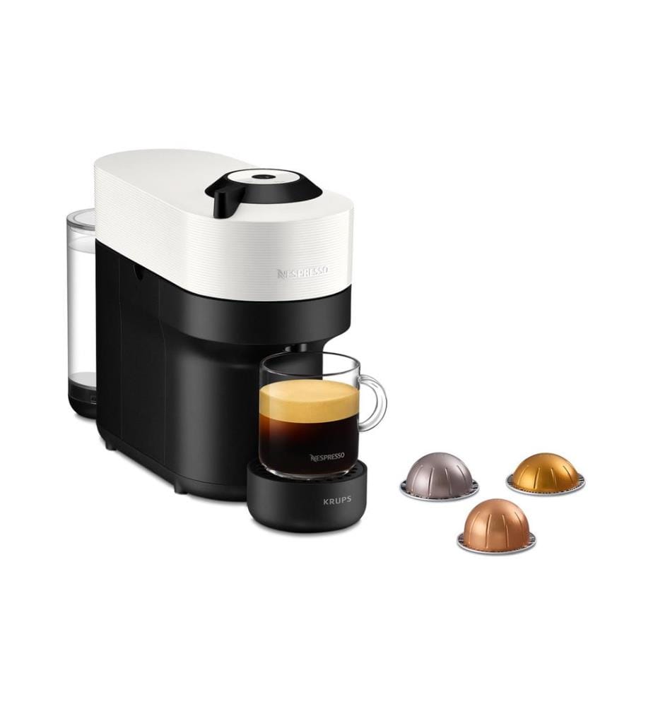 Krups - Machine à café Nespresso Vertuo Pop XN9201 Coconut White