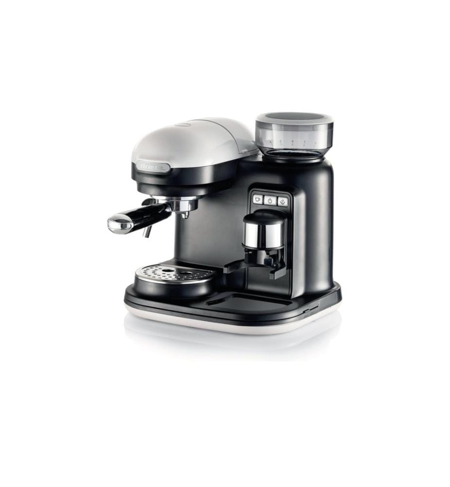 ARIETE - Cafetière à portions individuelles MODERNA Noir/Blanc