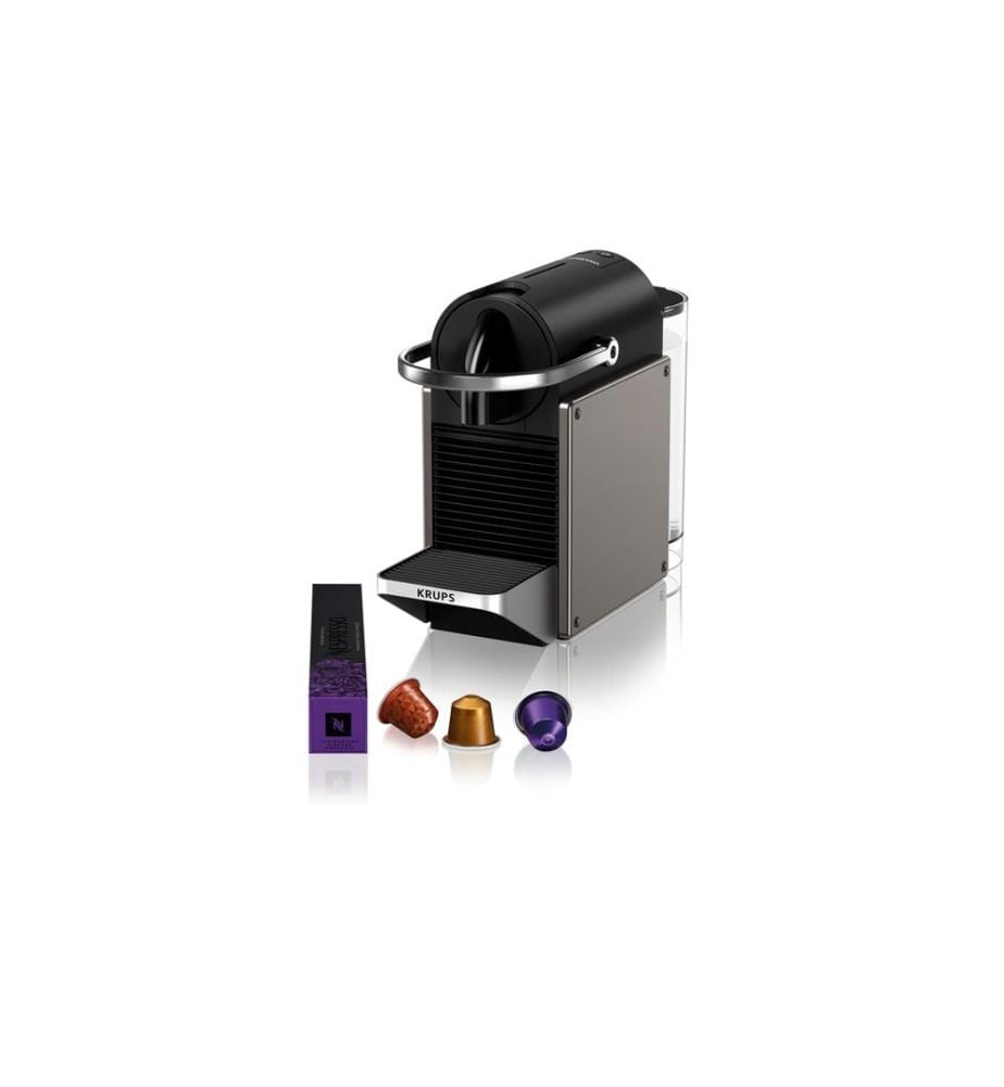 Krups - Machine à café Nespresso Pixie XN306TCH Titane
