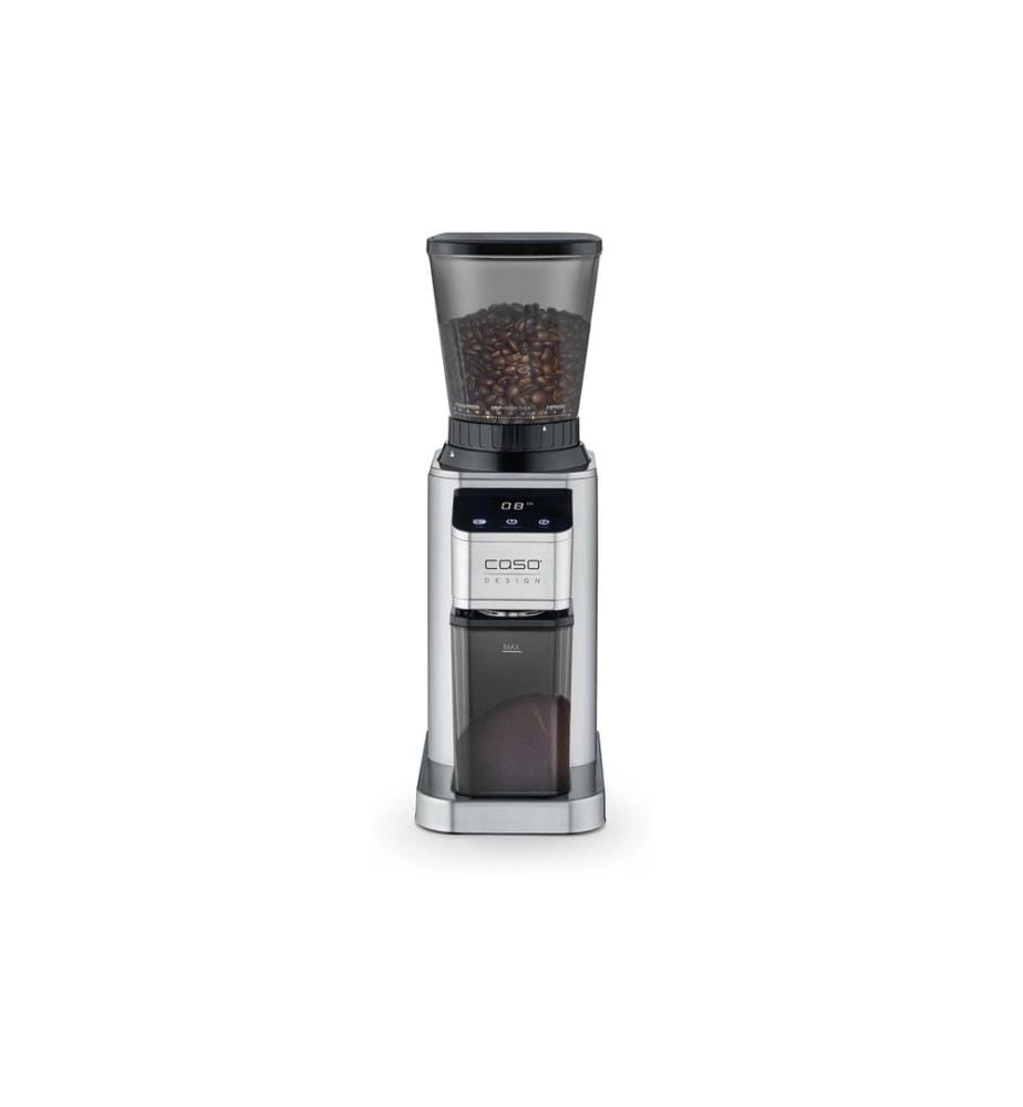 Caso - Moulin à café Barista Chef Inox Argenté