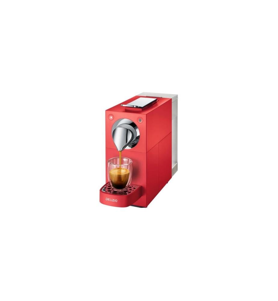 DELIZIO - Cafetière à capsules Una Cherry Red