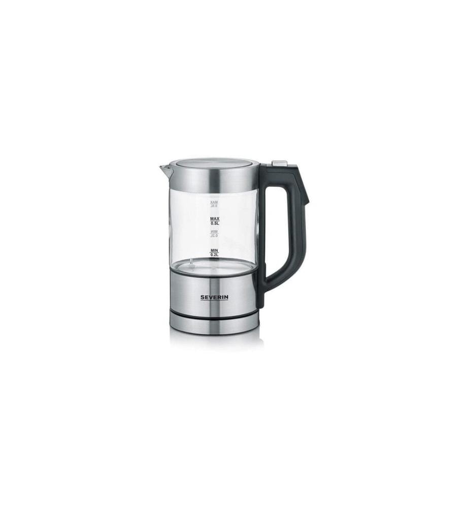 SEVERIN - Bouilloire WK 3458 0.5 l, Noir/Argenté