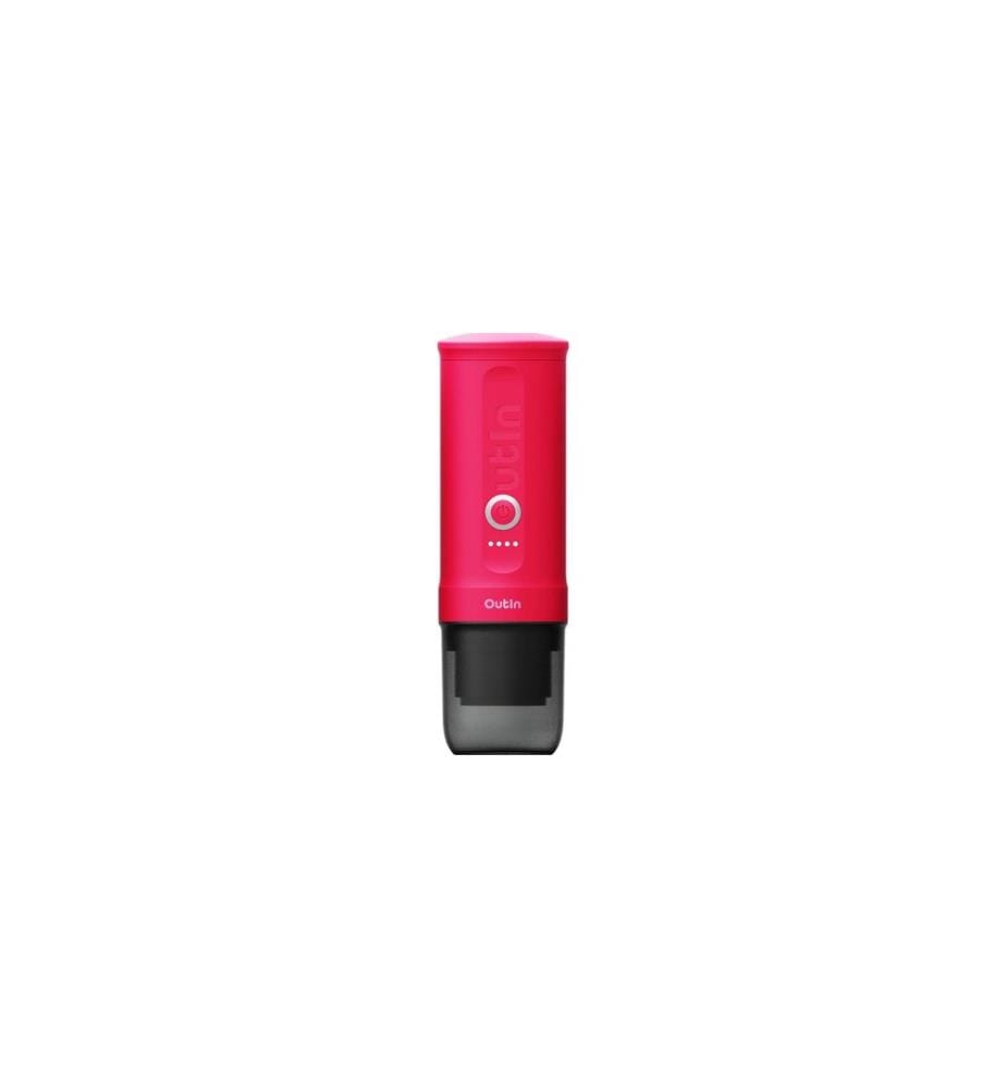 OUTIN - Machine à café portable Nano Rouge