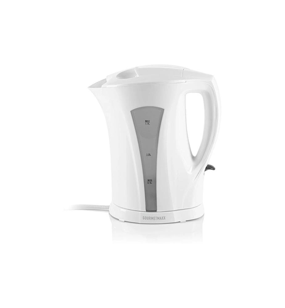 GOURMETMAXX - Bouilloire 1.7 l, Blanc