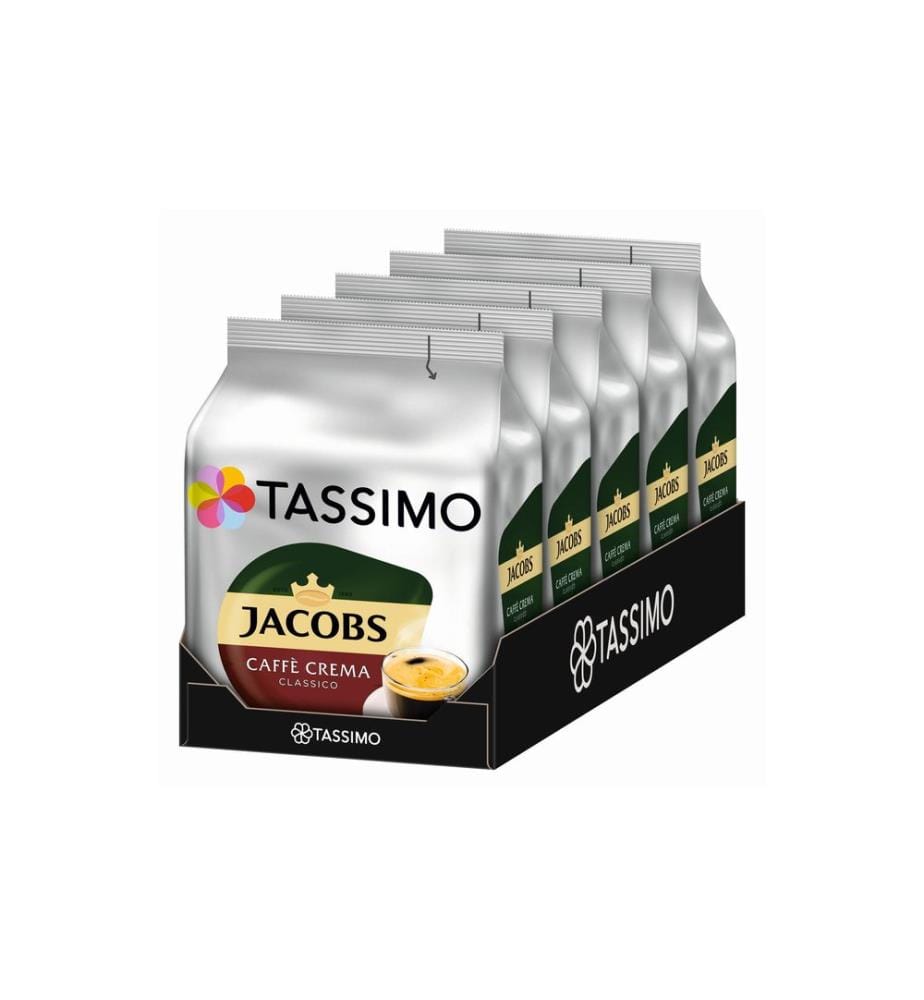 TASSIMO - Capsules de café T DISC Jacobs Caffè Crema 80 portions