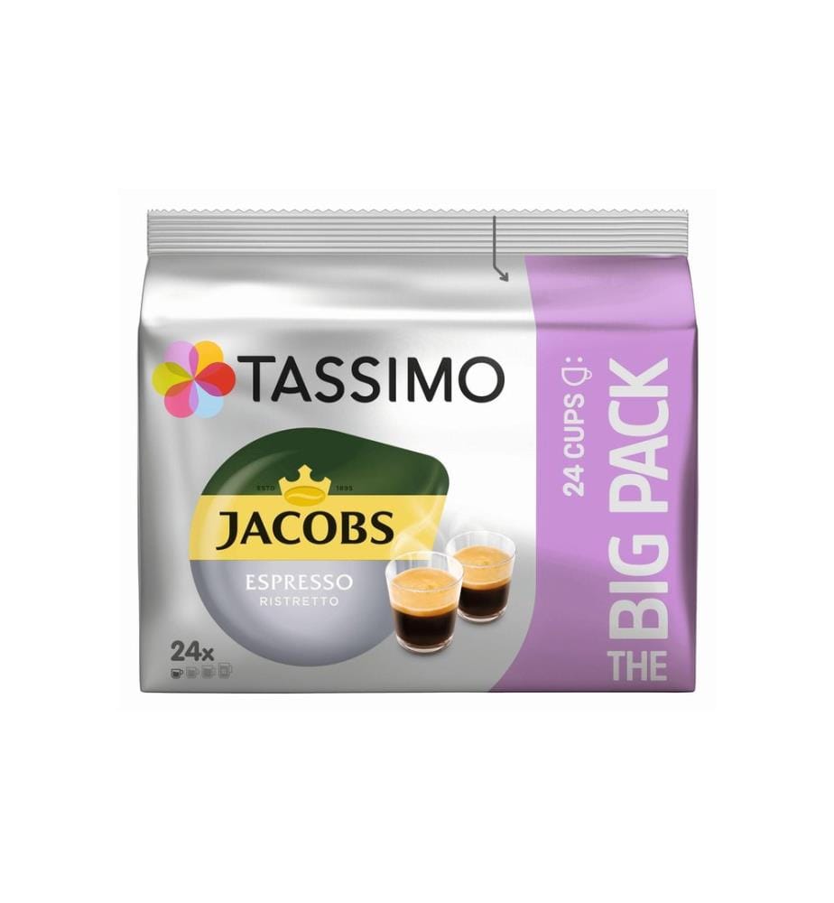 TASSIMO - Capsules de café T DISC Jacobs Espresso Ristretto 24 portions