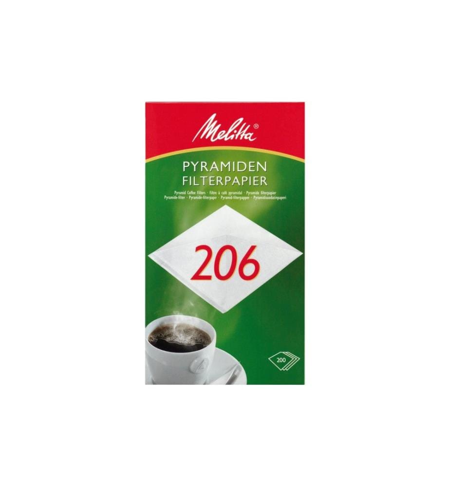 MELITTA - Filtre Pyramide 206 200 pièces
