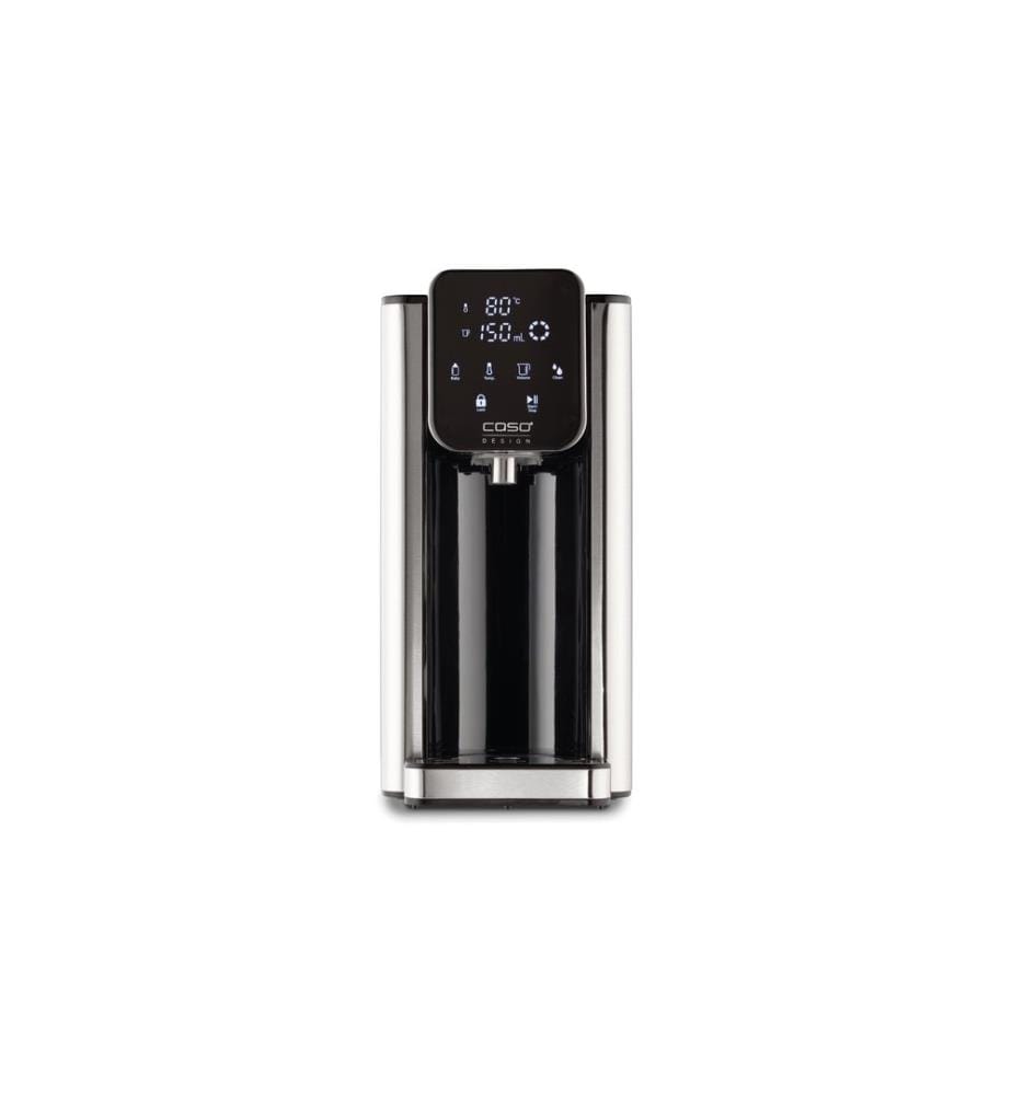 Caso - Distributeur d'eau chaude Turbo HW660 2.7 l, Gris clair/Noir