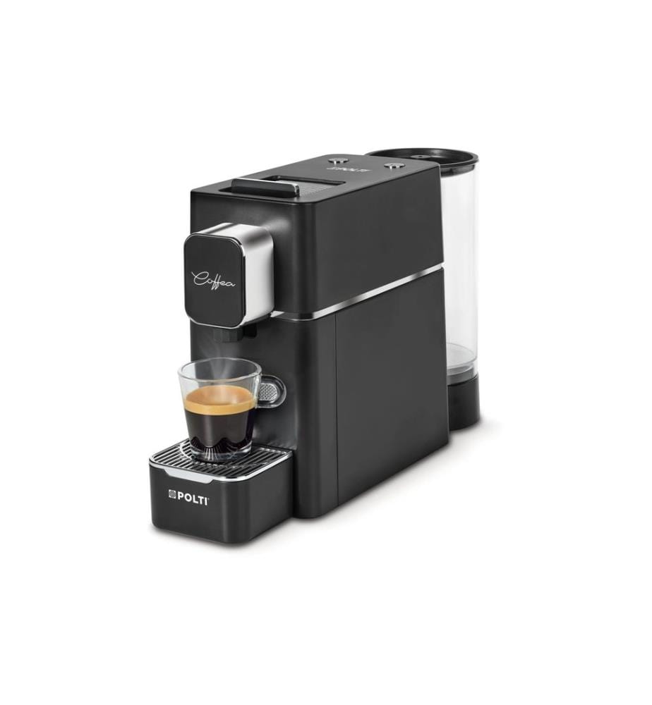 POLTI - Cafetière à portions individuelles Coffea S15B Noir/Argenté