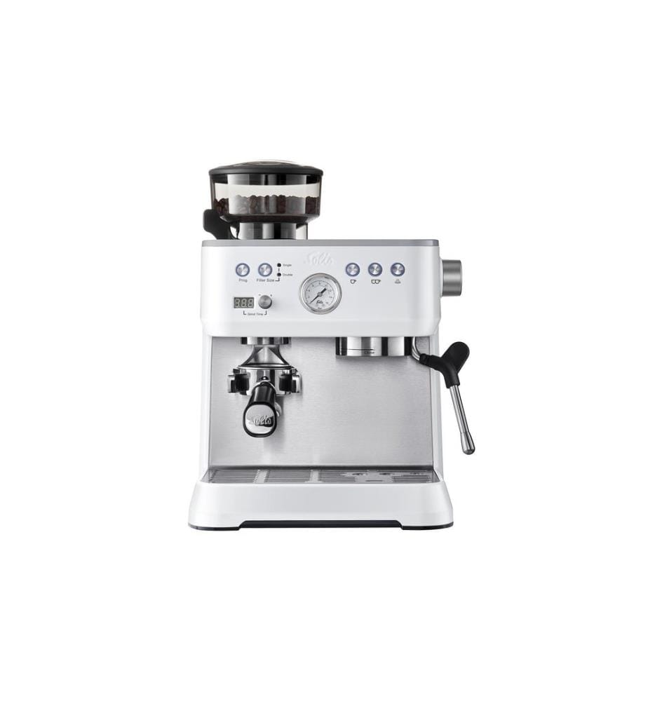 SOLIS - Machine à expresso Grind & Infuse Perfetta Blanc
