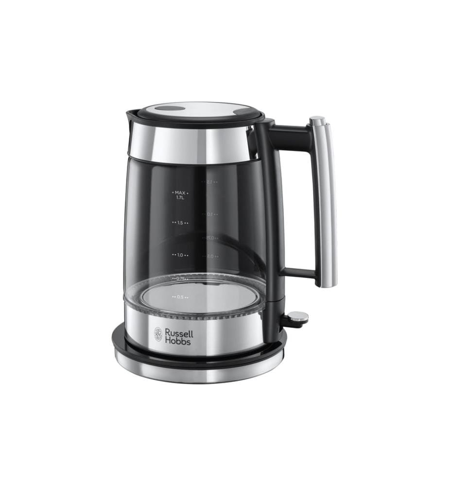 Russell Hobbs Bouilloire Elegance 1.7 l, Argent/Transparent