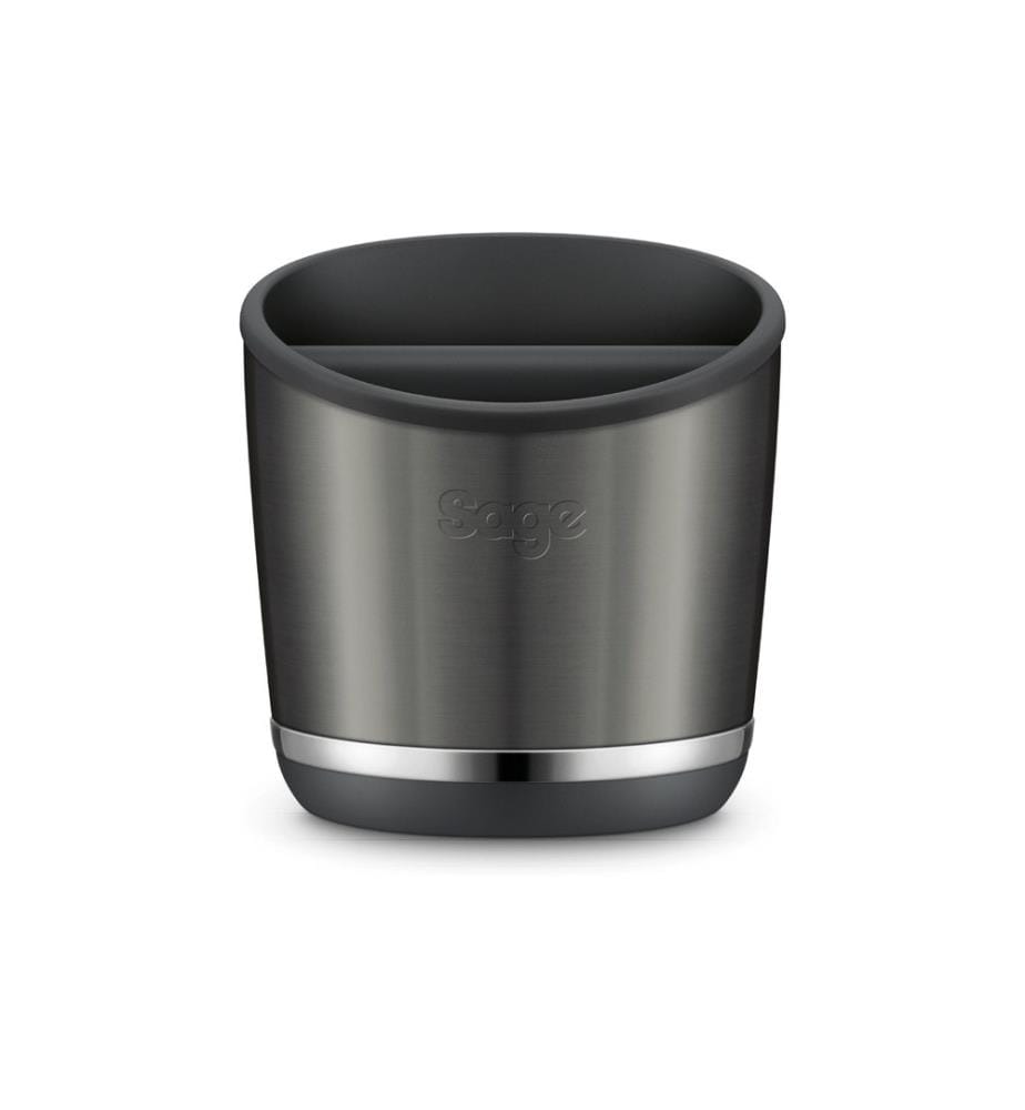 Sage Tamper le marc le Knock Box 20 Black Stainless Steel