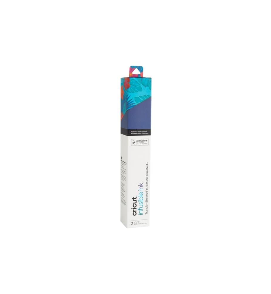 CRICUT - Film thermocollant Infusible Ink Tropical Floral 2 pièces